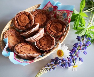 Chokladmuffins med smak av karamell & havssalt