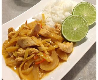 Thaicurry med kyckling