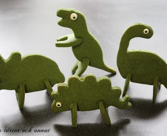 Dinosaurie 3D stående Kakor