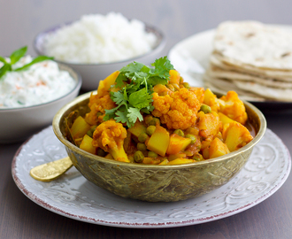 Aloo gobi- Vegansk gryta