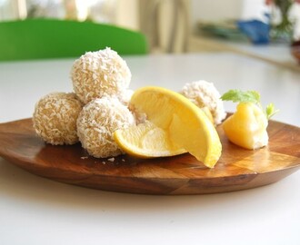 Vanilla and lemon proteinballs