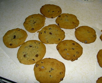 Amerikansk peanut butter chocolate chip cookie