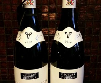 Viner från Georges Duboeuf; Beaujolais Village samt Morgon