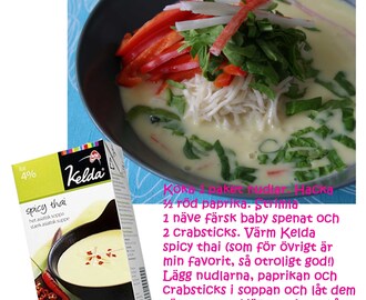 Upphottad Kelda spicy thai soppa