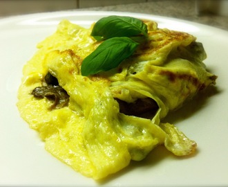 Värmande höstfrukost - Omelett med trattkantareller