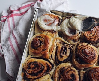 Cinnabuns inför kanelbullens dag