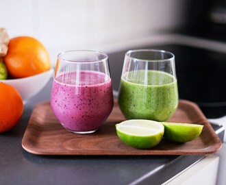 Två favoritsmoothies