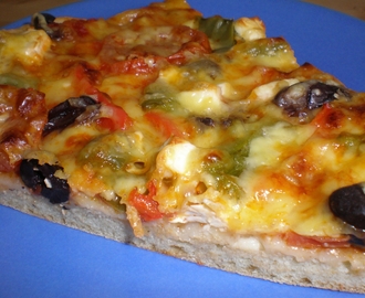 Vegetarisk pizza