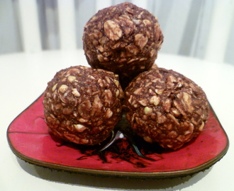 Nyttig chokladboll med crunch