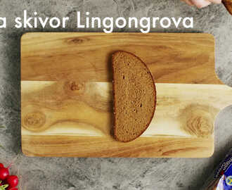 Smörre-smörgåstårta med Lingongrova