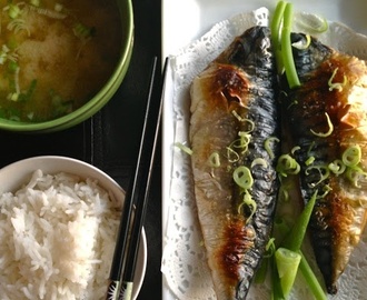 T and T: Broiled Mackerel (Saba Shioyaki) | Mackerel recipes, Saba fish recipe, Recipes with fish sauce