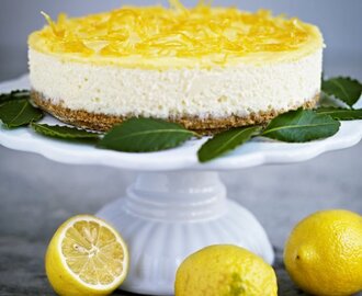 Citroncheescake med lemoncurd