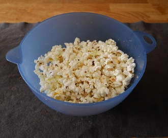 Poppa popcorn utan fett