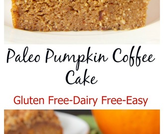 Paleo Pumpkin Coffee Cake