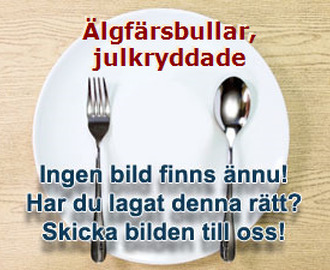 Älgfärsbullar, julkryddade