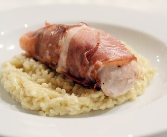 Parmalindad kycklingfilé med risotto