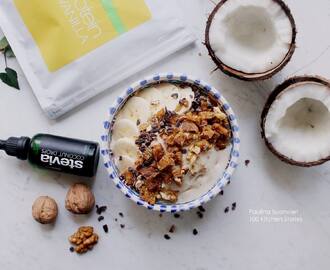 3 Kinds of Vegan Coconut Nana Ice Cream Bowls with Coconut Chocolate Chip Bar