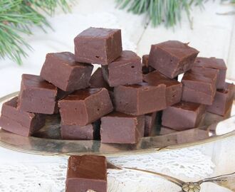 5-minuters chokladfudge med 3 ingredienser