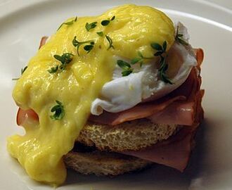 Amerikansk äggmacka - Eggs Benedict