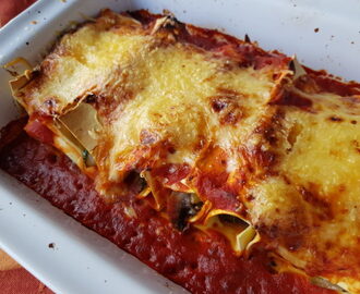 Svampfyllda cannelloni