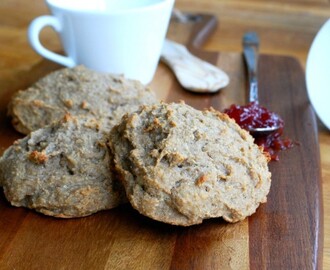 Bananscones med havremjöl