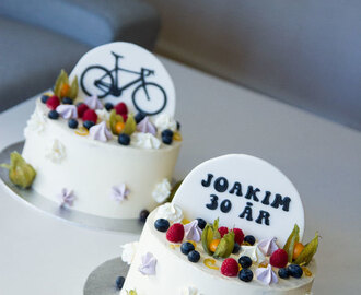 30 års tårtor till Joakim