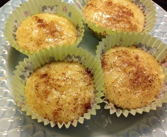 Äppelkladdkaka i muffinsformar