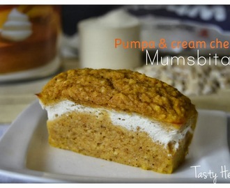 Pumpa & cream cheese mumsbitar