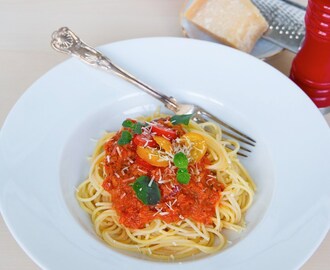 Mustig tomatsås- klart på 15 min