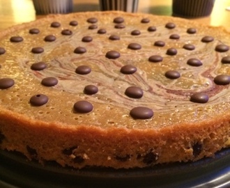 Chocolate chip cookie kladdkaka