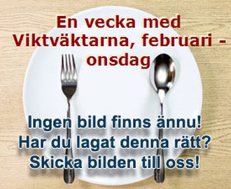 En vecka med Viktväktarna, februari - onsdag