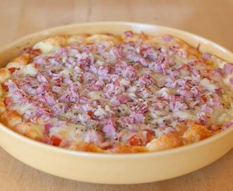 Omelettpizza - snabbt och gott efter träningen