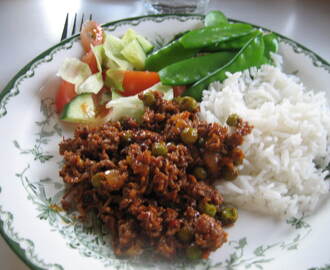 Keema Matar (Indisk curry)
