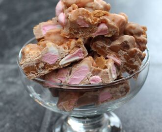 Rocky road med vit choklad