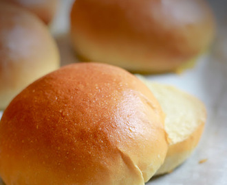 Brioche hamburgerbröd