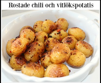 Rostade chili och vitlökspotatis