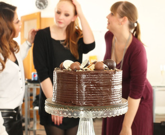 Chokladtårta med Nutellaganache & Dulce de leche