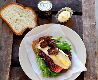 Brioche med hängmörad oxfilé och tryffelmajonnäs