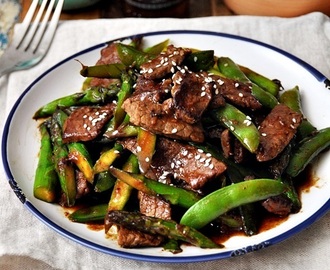 Stir-Fried Beef with Five Spice, Hoisin Sauce & Vegetables Recipe