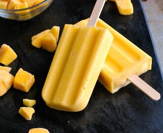 Glasspinnar med mango - utan tillsatt socker