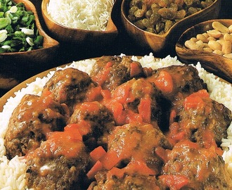 Lammköttbullar med curry