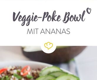 Vegane Ananas-Poke-Bowl mit Tofu