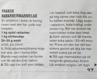 Fransk Rabarbermarmelad - Inger Andersson