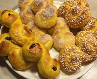 Saftiga saffransbullar