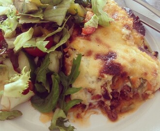 Pastitsio - köttfärsgratäng (LCHF)