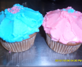 Cupcakes med färger