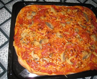 Söndags Pizza a´la Leyla
