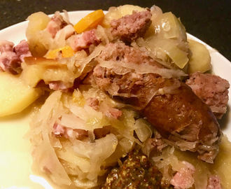 Svensk äpplig choucroute