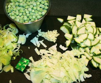 Grön grönsakssoppa
