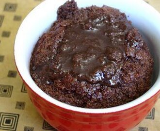 Amerikansk brownie-pudding